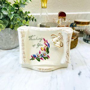 vintage 50's "Thinking of you" planter